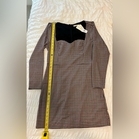 Abercrombie and Fitch plaid.dress Med Tall -NWT - Picture 4 of 6